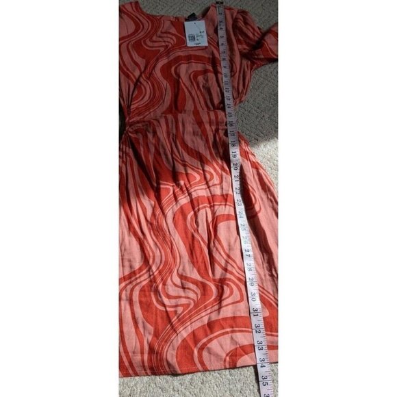 Dress Retro Marble Print - Picture 4 of 9